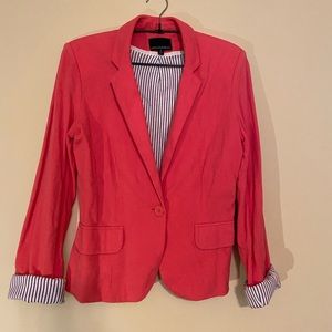 Pink Waffle Blazer
